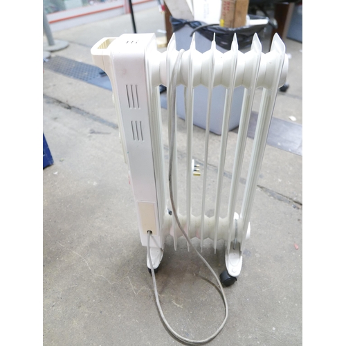 2455A - A 6 fin oil filled electric radiator