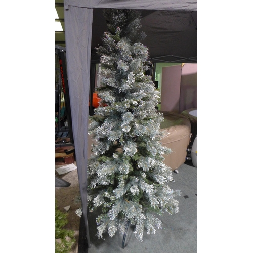 3052 - 6.5ft Artificial snow tipped Christmas tree - No Box