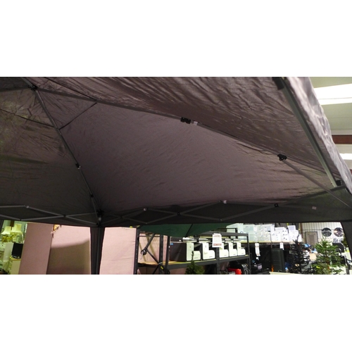 3056 - 3m Grey fabric Vounot pop-up gazebo (With Bag And Sides)