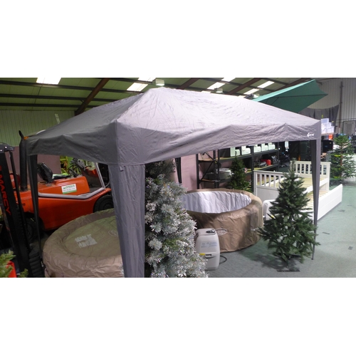 3056 - 3m Grey fabric Vounot pop-up gazebo (With Bag And Sides)