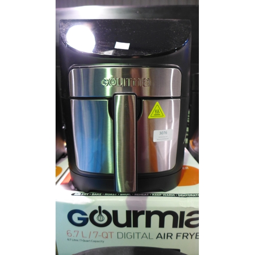 3076 - Gourmia Air Fryer 7Qt     (308-179) * This lot is subject to VAT