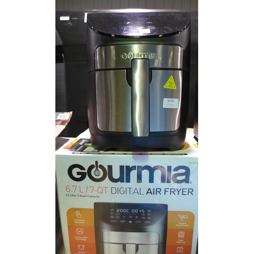 3078 - Gourmia Air Fryer 7Qt     (308-177) * This lot is subject to VAT