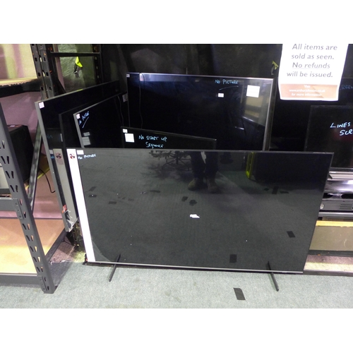 3347 - 5 x Damaged TVs (307-238,239,241 - 308-54,109) * This lot is subject to VAT