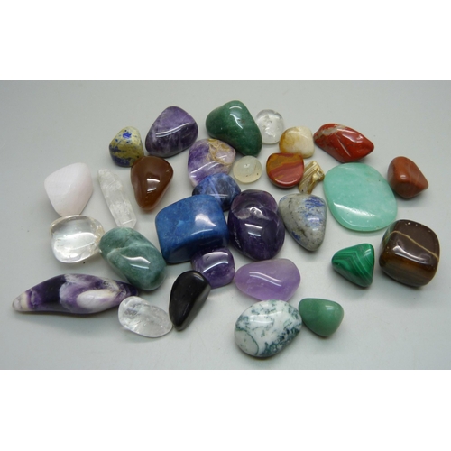 1085 - Assorted polished gemstones