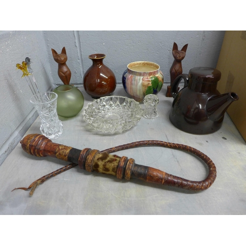 1119 - A collection of glass, china, treen, etc. **PLEASE NOTE THIS LOT IS NOT ELIGIBLE FOR POSTING AND PAC... 