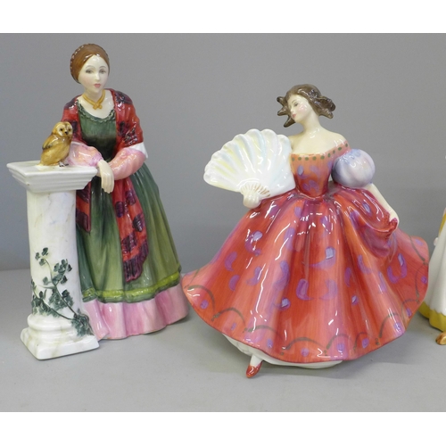 606 - Four Royal Doulton ladies including limited edition Florence Nightingale