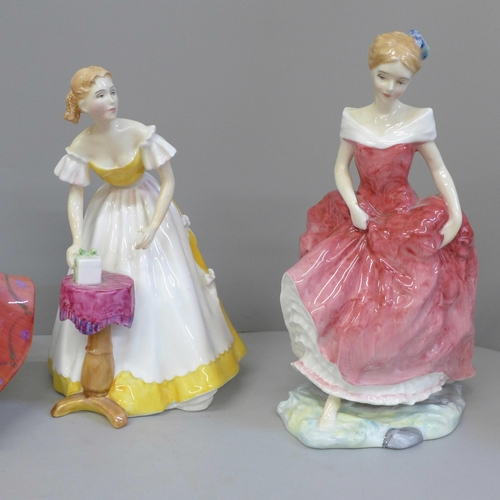 606 - Four Royal Doulton ladies including limited edition Florence Nightingale