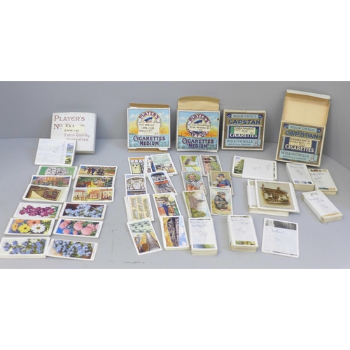 616 - Cigarette card collections in five John Player cigarette boxes