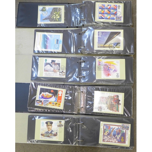 670 - Five albums of Post Office PHQ cards