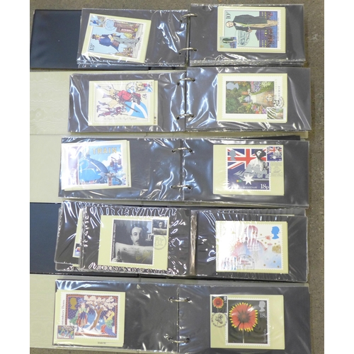 670 - Five albums of Post Office PHQ cards