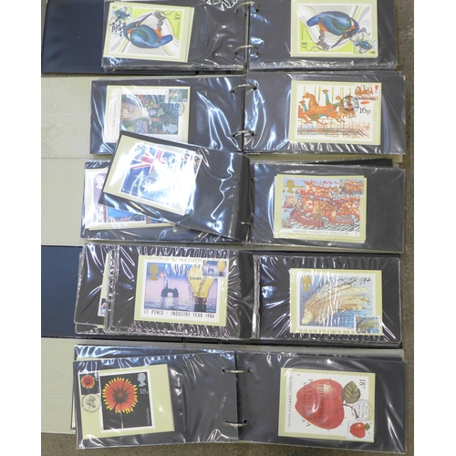 670 - Five albums of Post Office PHQ cards