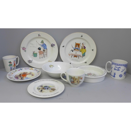 683 - Nursery ware including Spode, Royal Doulton and Wedgwood