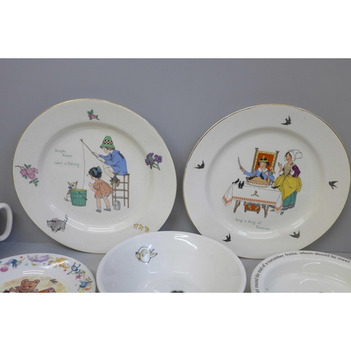 683 - Nursery ware including Spode, Royal Doulton and Wedgwood