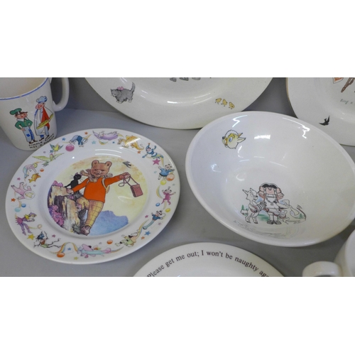 683 - Nursery ware including Spode, Royal Doulton and Wedgwood