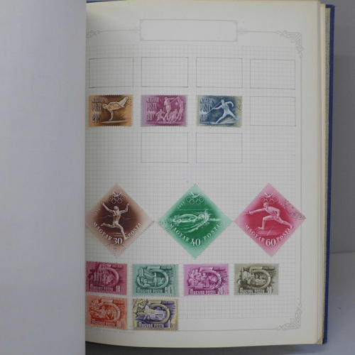 694 - An album of British and foreign stamps