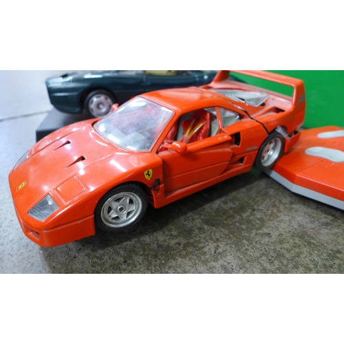 703 - A large collection of die-cast model vehicles