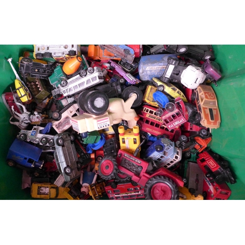 703 - A large collection of die-cast model vehicles