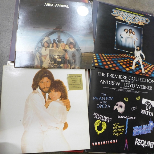 705 - A box of LP records, some sealed including Cliff Richard, Elton John, Perry Como, etc. (30)