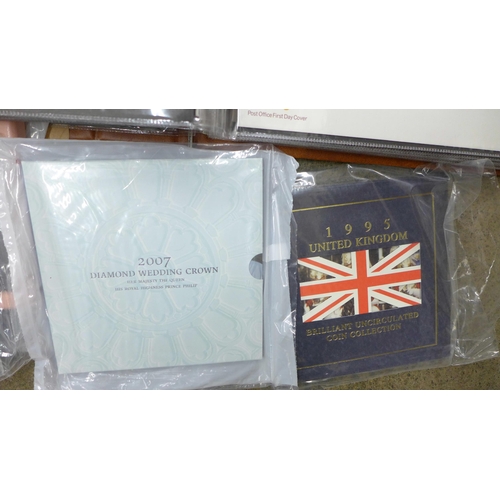 708 - An album of Post Office first day covers, an album of Queen Elizabeth II Silver Jubilee first day co... 