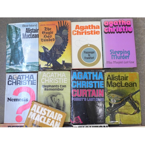 723 - A collection of nineteen First Edition hardback novels complete with dust jackets from the following... 