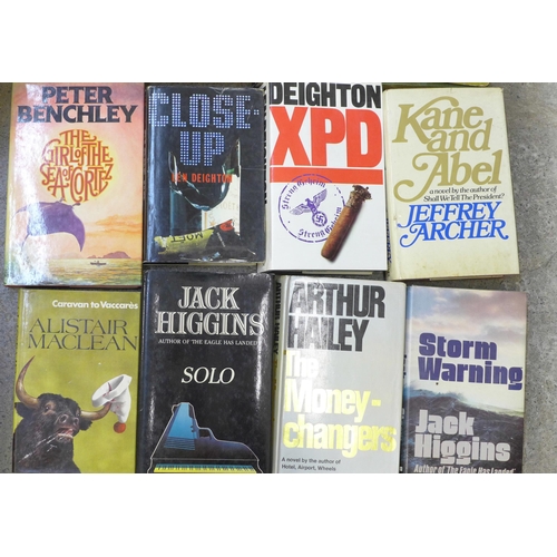 723 - A collection of nineteen First Edition hardback novels complete with dust jackets from the following... 