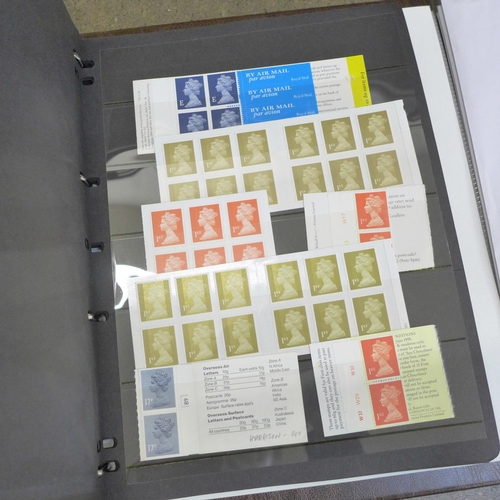 729 - Two small albums of first day covers, a part album of unused stamps, five empty stamp albums and a c... 