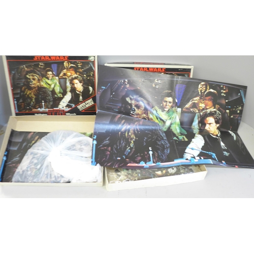 735 - Five Star Wars jigsaw puzzles