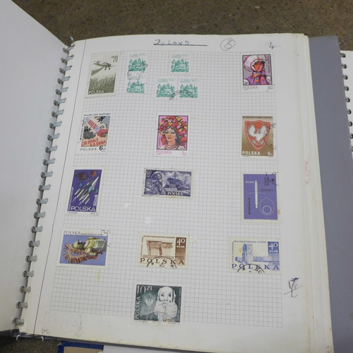 752 - Five albums of British and worldwide stamps