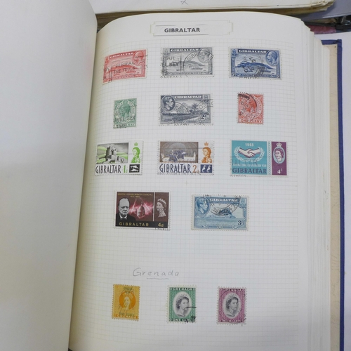 752 - Five albums of British and worldwide stamps