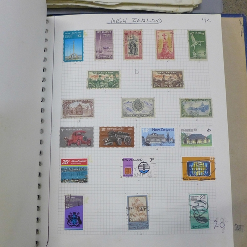 752 - Five albums of British and worldwide stamps