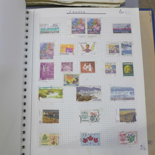 752 - Five albums of British and worldwide stamps