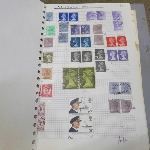 752 - Five albums of British and worldwide stamps