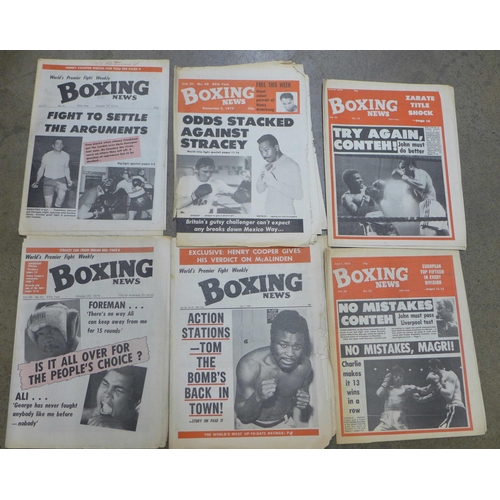 783 - A collection of Boxing News Publications, 1970s and 1980s **PLEASE NOTE THIS LOT IS NOT ELIGIBLE FOR... 