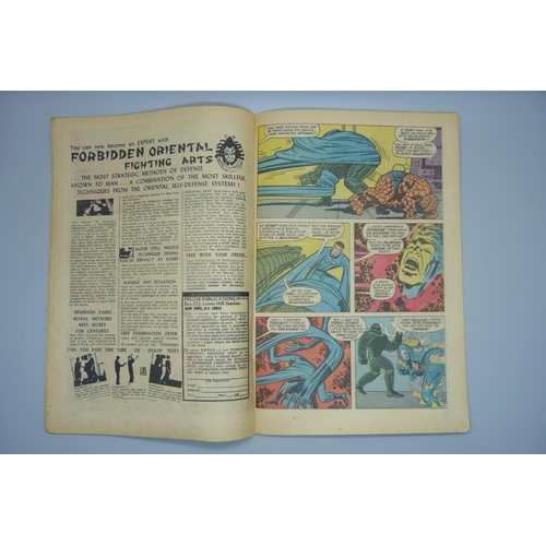 834 - Four Marvel Fantastic Four comics;- 77 August, Shall Earth Endure?; 155 February, The Silver Surfer ... 