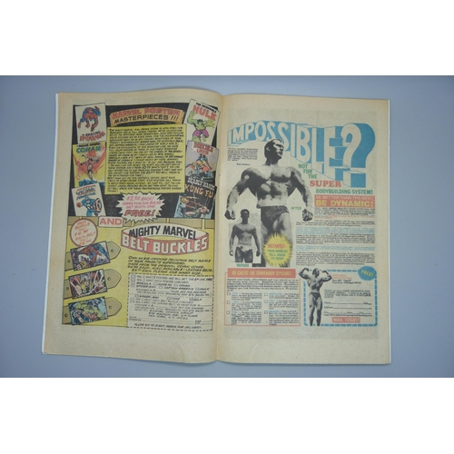 834 - Four Marvel Fantastic Four comics;- 77 August, Shall Earth Endure?; 155 February, The Silver Surfer ... 