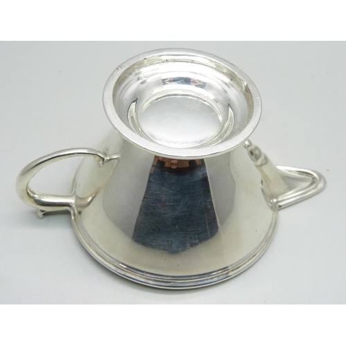 836 - An Art Deco silver jug, Sheffield 1926, 75g