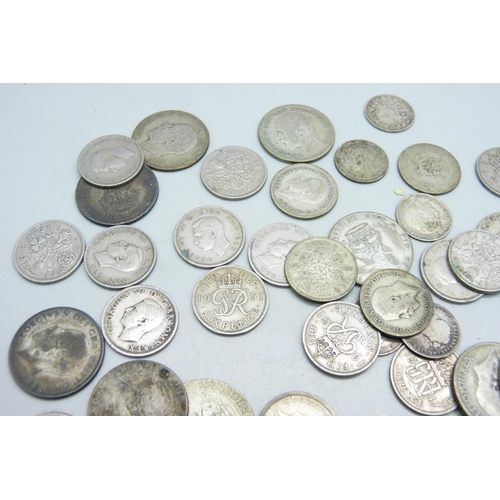 849 - Half silver coinage (171g) silver coinage (9g) and later