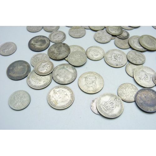 849 - Half silver coinage (171g) silver coinage (9g) and later