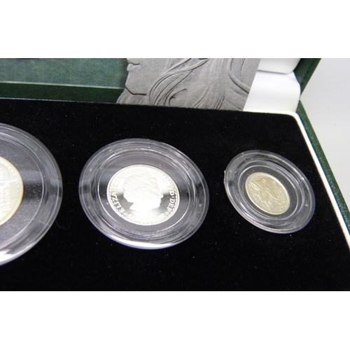 851 - The Royal Mint, 2003 Britannia Collection, silver proof four-coin set