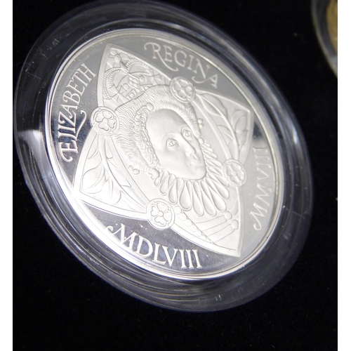 853 - The Royal Mint, The 2008 UK Silver Proof Piedfort Four-Coin Collection, Heavy Measure, No. 0600