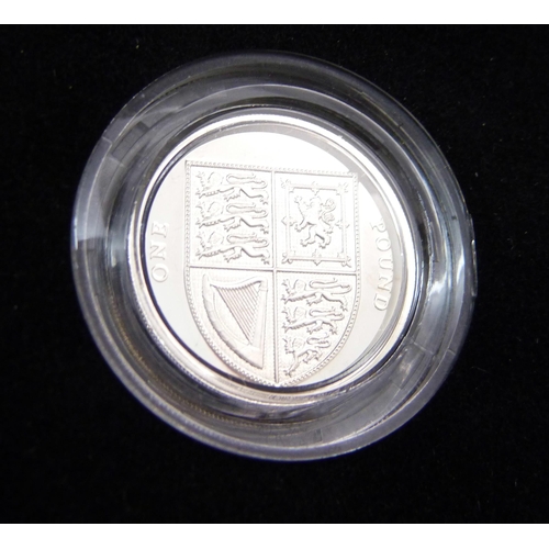 853 - The Royal Mint, The 2008 UK Silver Proof Piedfort Four-Coin Collection, Heavy Measure, No. 0600