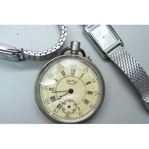 885 - Assorted wristwatches and pocket watches