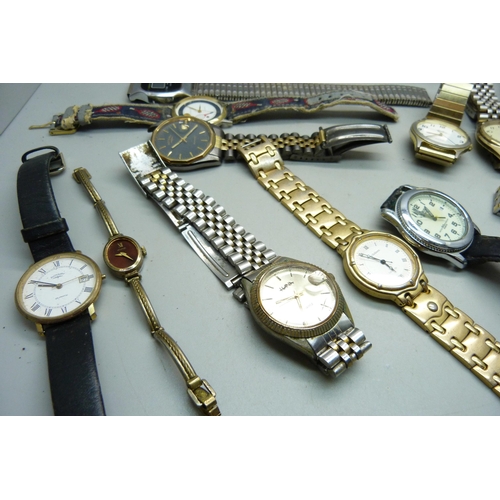 896 - A collection of wristwatches including Rotary, Sekonda, Citron, Accurist, etc. (28)