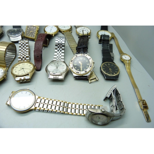 896 - A collection of wristwatches including Rotary, Sekonda, Citron, Accurist, etc. (28)