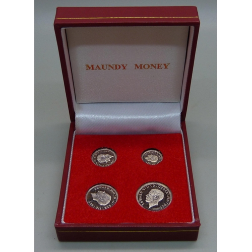 970 - An Edward VIII 1936 silver Maundy money set