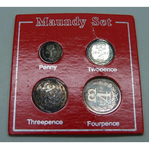 972 - An Edward VIII 1936 silver Maundy money set