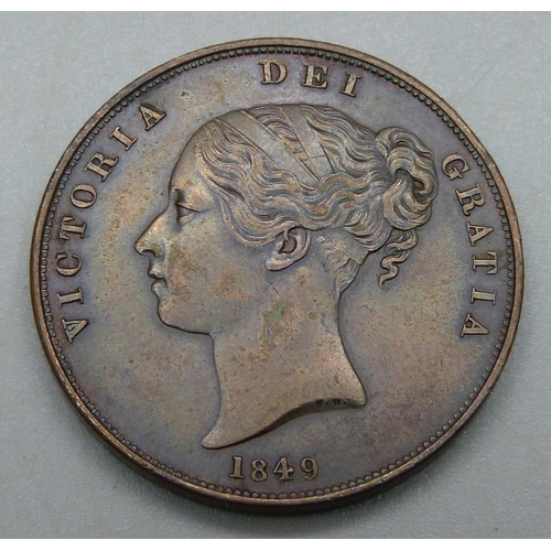 977 - A Queen Victoria 1849 penny