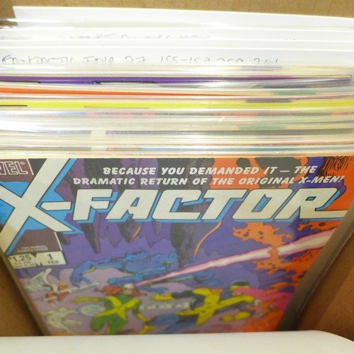 825A - A collection of over 400 Marvel and DC comics, mostly unread condition (Please see images for a cata... 