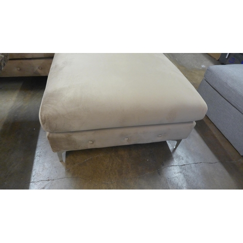 1389 - A Lario U-shaped brushed gold velvet upholstered sofa * this lot is subject to VAT