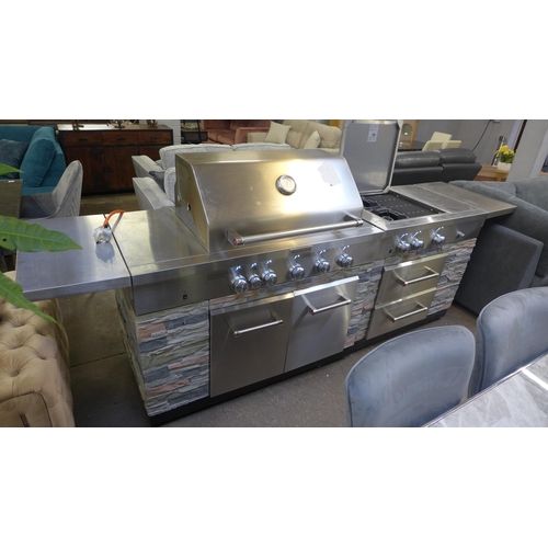 1422 - Kitchenaid Nine Burner Island Grill, original RRP £2333.33 + VAT (4191-27) * This lot is subject to ... 